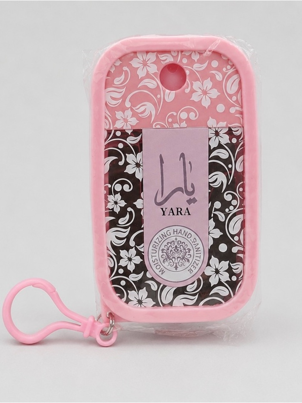 Yara Light Pink Moisturizing Hand Sanitizer with Clip